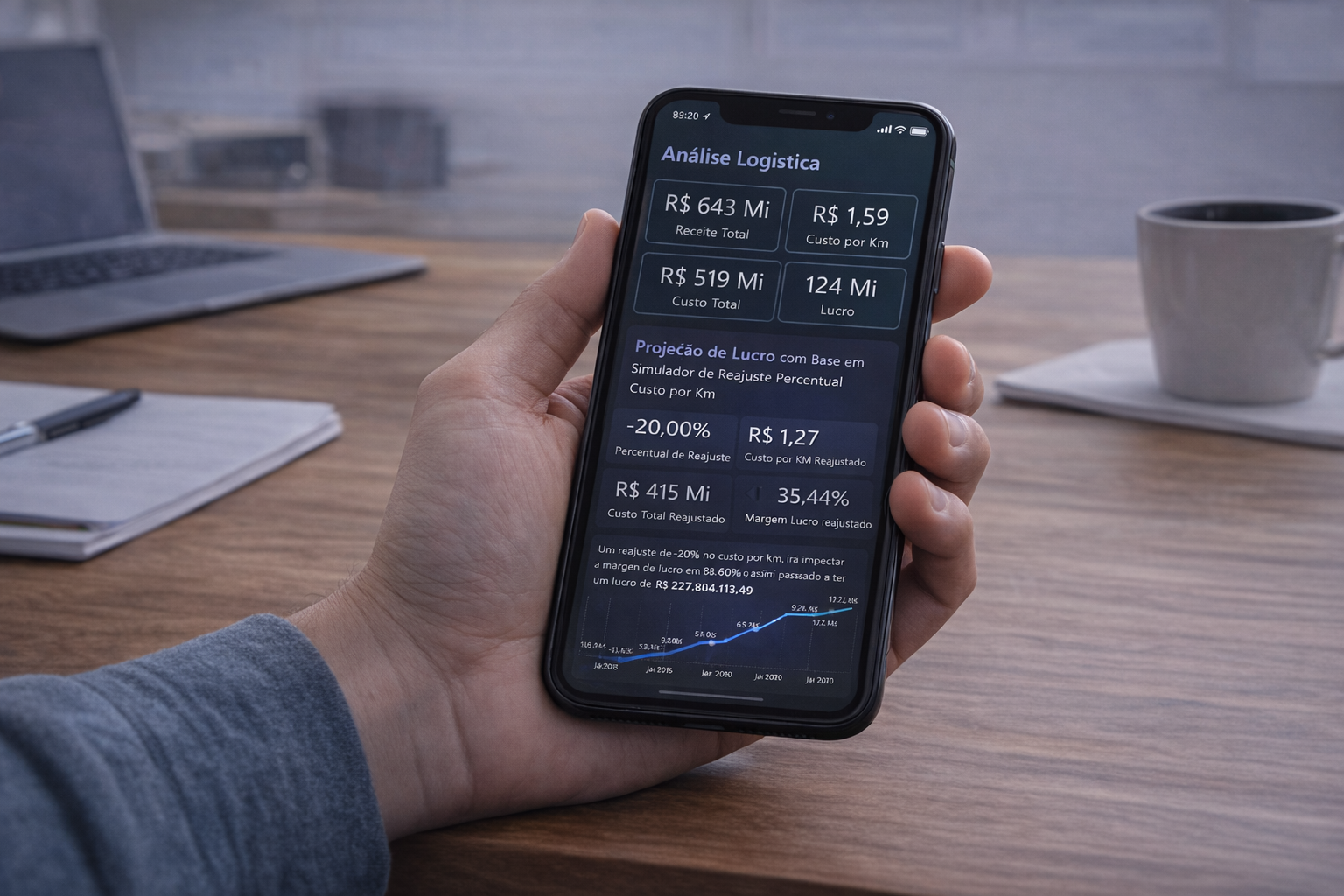 Dashboard Análise e Logística
