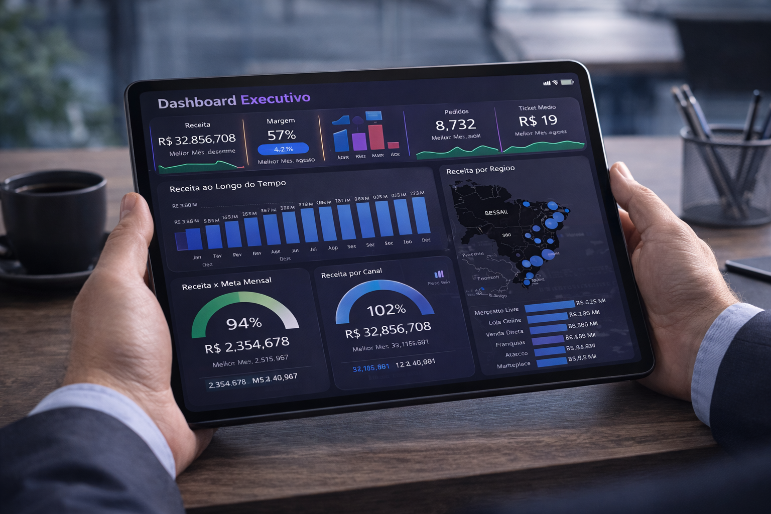 Dashboard Análise de Estoque