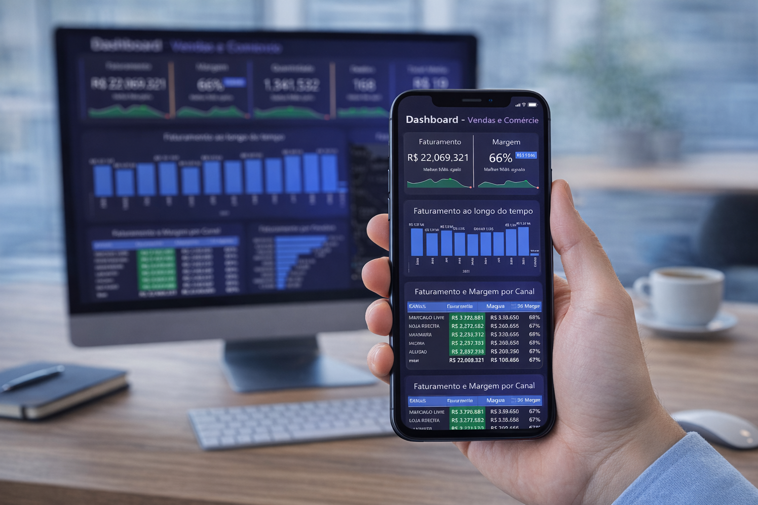 Dashboard Vendas e Comercio